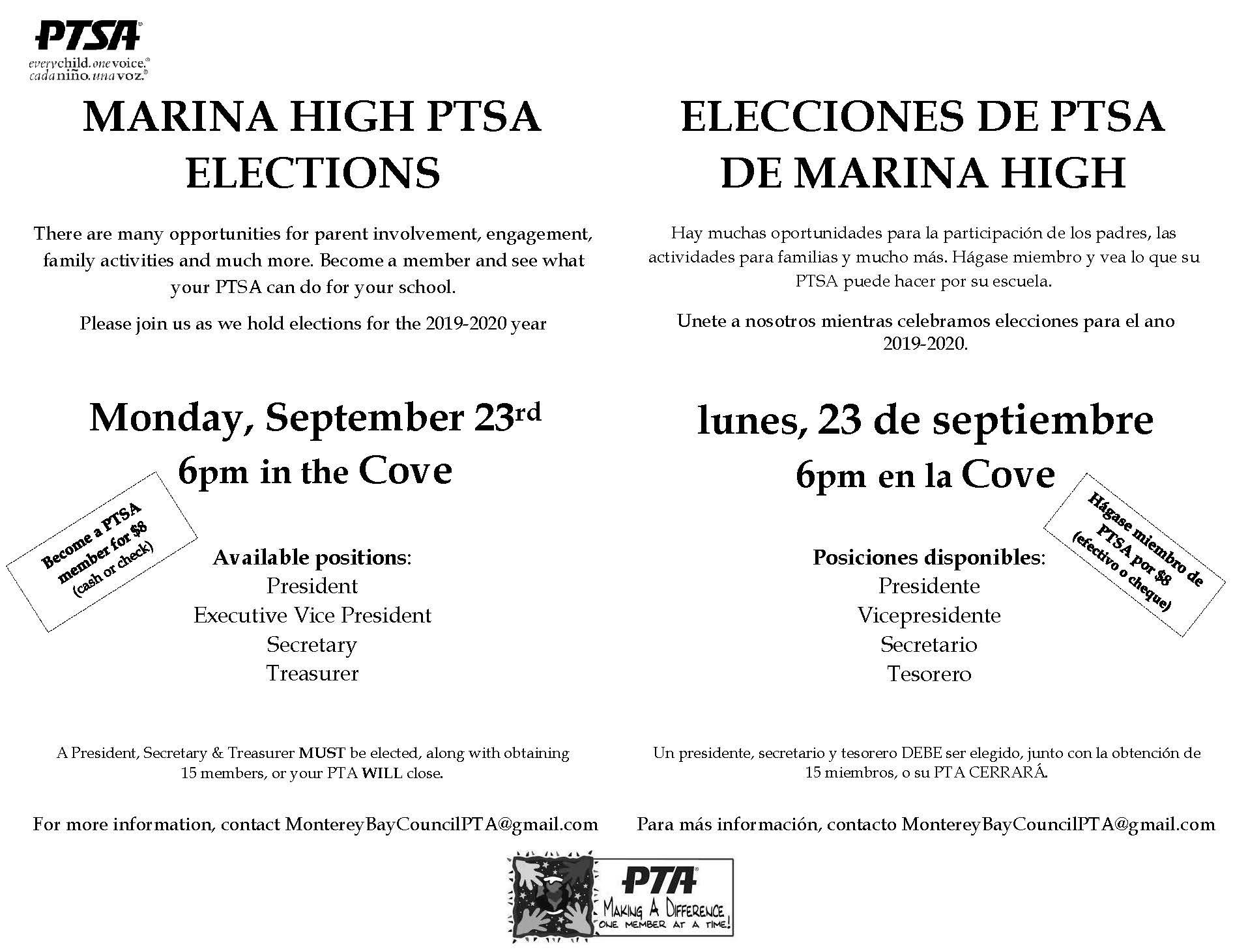 PTSA Elections