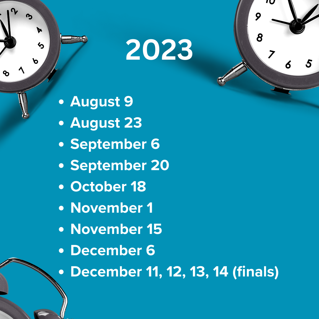 English 2023 dates