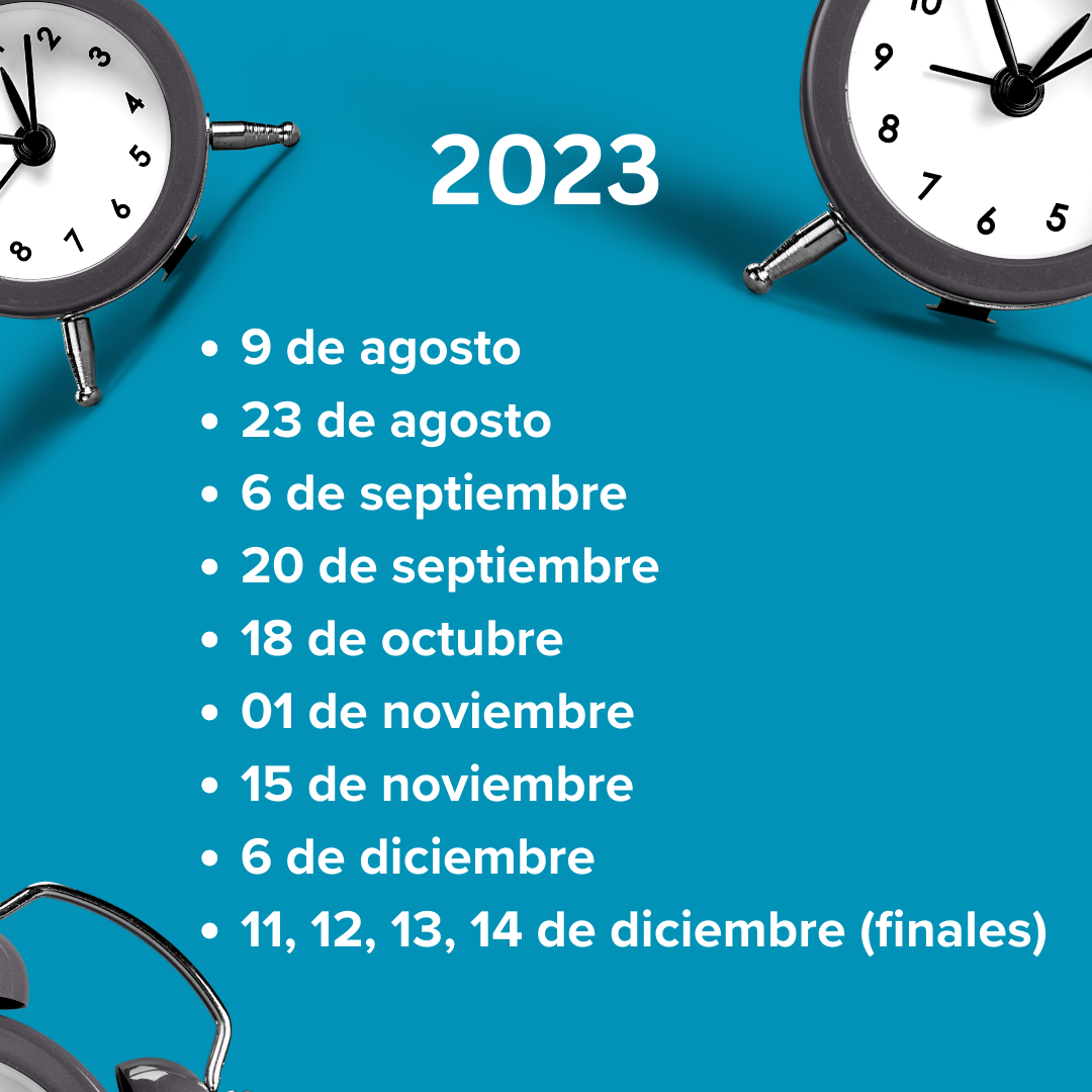 Spanish 2023 dates